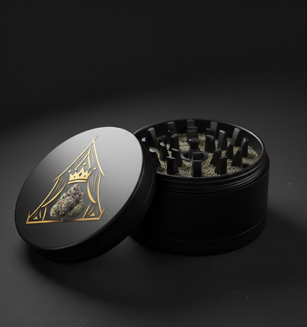 Matte Black & Gold Signature Grinder