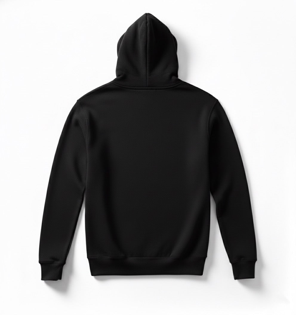 Royal Bud Emblem Hoodie – Black & Gold Edition