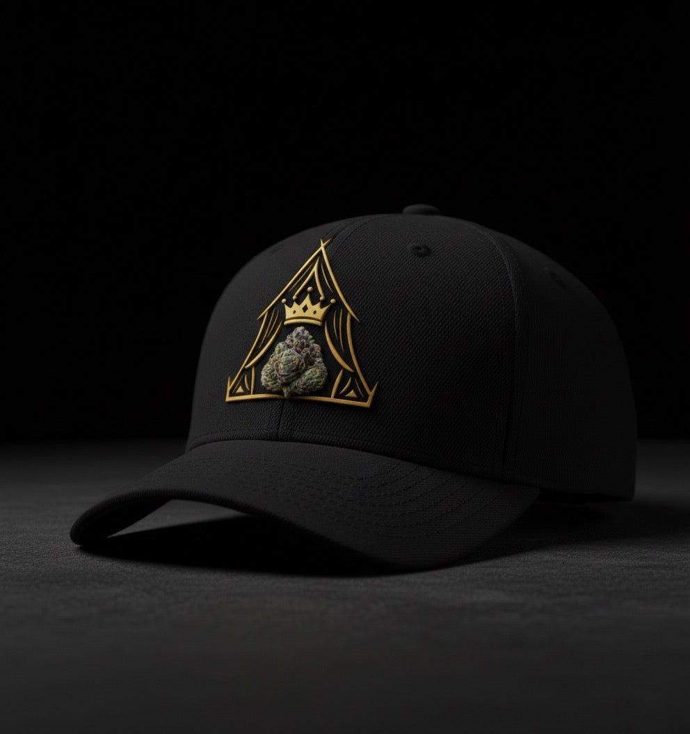 Royal Bud Emblem Black Cap