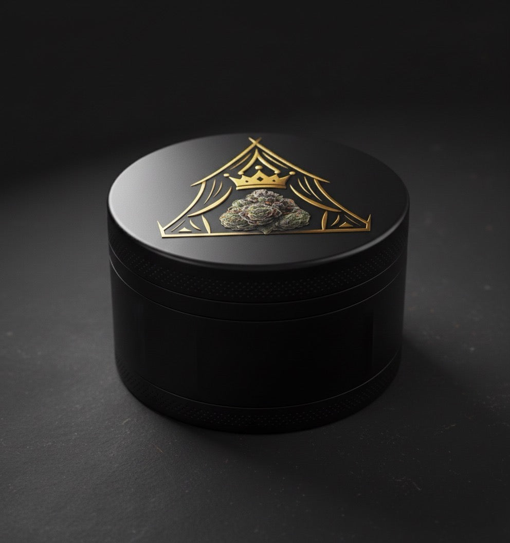 Matte Black & Gold Signature Grinder